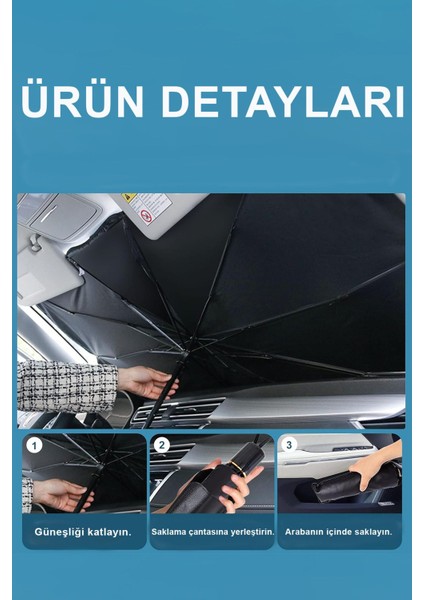 Araba Ön Cam Güneşlik Katlanabilir Güneşlik Şemsiye Ön Cam Gölgelik Ford ile Uyumlu fırsatları