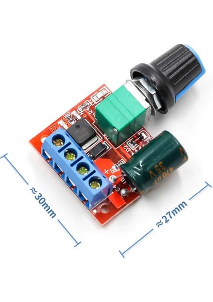 Pwm Dc Motor Hız Ayarlayıcı 5V-35V Speed Regulator Switch 5A Switch Function LED Dimmer fırsatları