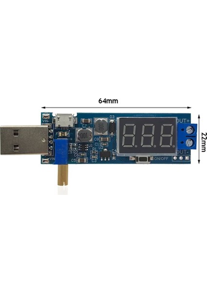 Dc-Dc USB Boost Güç Kaynağı Voltaj Regülatör Modülü 5V To 3.3V 9V 12V 24V modelleri