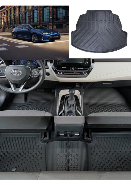 Toyota Corolla Sedan 205 4.5d Paspas 3D Rizline Bagaj Havuzu Set