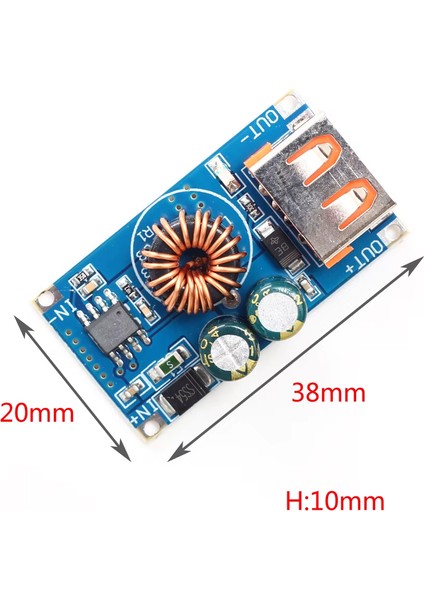 USB Dc Step-Down Modül 12V24V To Qc3.0 Mobil Telefon Hızlı Şarj Modülü Qcmını fırsatları