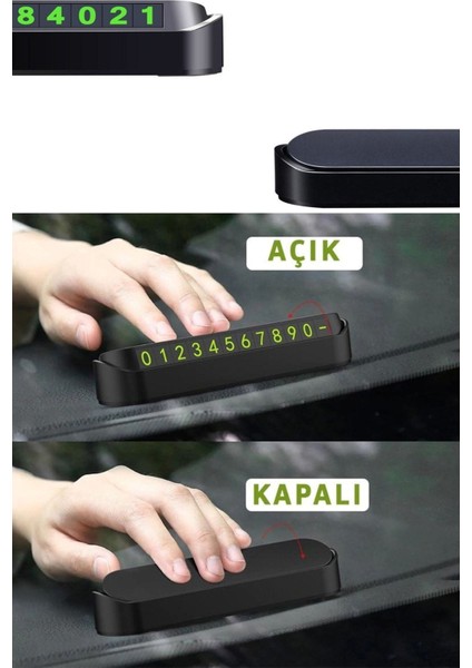 Lancia Dedra Uyumlu Parkmatik Numaratör Cam Önü Aç Kapa Telefon Numarası TF535 fırsatları