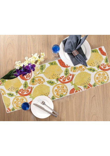 Boncuklu Runner 90 cm