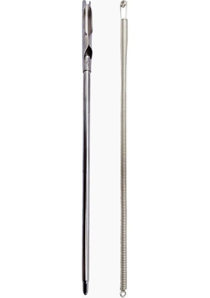 Metal Kordon Lastik ve Iplik Geçirme Aparatı Seti, 2'li Paket