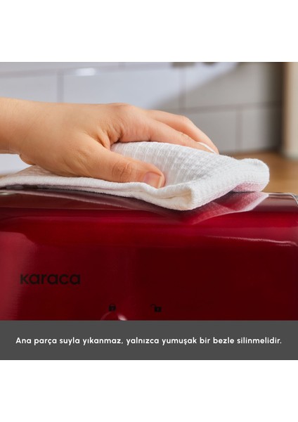 Multicast Plus Döküm Hamur Yoğurma Makinesi Red 5l