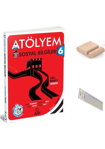 Arı 6. Sınıf Sosyal Atölyem Yeni Müfredat 2026 + Telefon Tutucu + Çözüm Ayracı