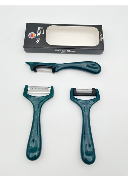 Orijinal Solingen Simli Jülyen Soyacak Seti 3'lü