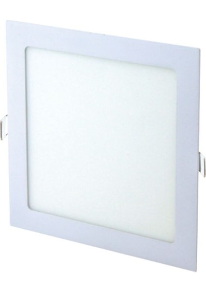 Beyaz Sıva Altı Kare Slim LED Panel 18 Watt, Şık ve Enerji Tasarruflu Aydınlatma.