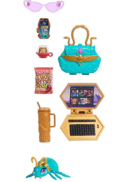 Monster High Mumya Elbisesiyle Nefera De Nile Bebek JDR48 fırsatları