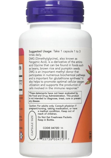 Dmg N N-Dimethyl Glycine Hcl 125 mg High Qualty N-Dimetil Glisin fırsatları