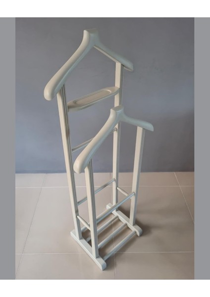 Kleinhaus Furniture Çiftli Dilsiz Uşak, Masif Ahşap Askılık (Değiştirilebilir Renk) fiyatları