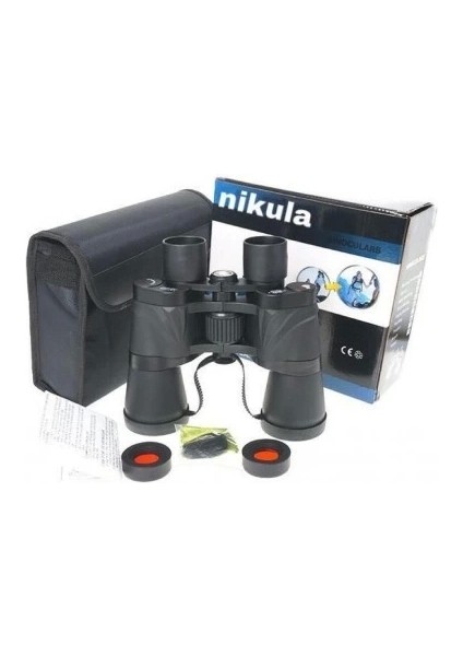 10X50 Dürbün Av Dürbünü Güneş Filtreli Taşıma Çantalı 1000M/45M