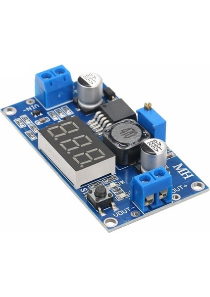 LM2596 Dc-Dc Ayarlanabilir Step-Down Modül Dijital Voltmetre Göstergeli modelleri