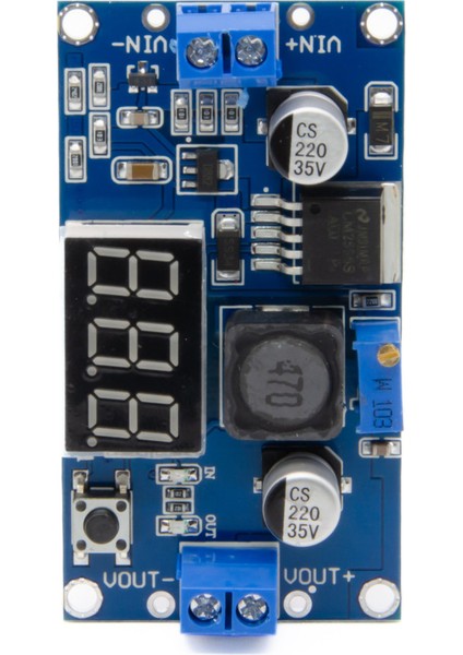 LM2596 Dc-Dc Ayarlanabilir Step-Down Modül Dijital Voltmetre Göstergeli fırsatları