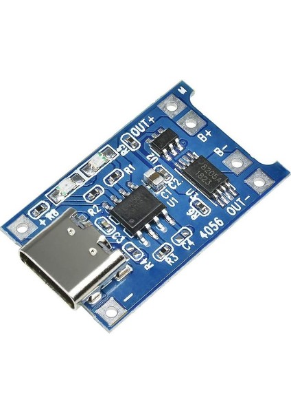 TP4056 1A Lityum Pil Şarj Modülü Type-C USB Şarj Korumalı