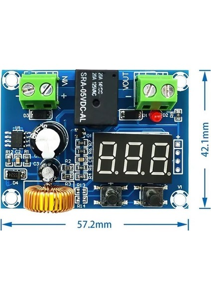 XH-M609 Dc Voltaj Koruma Modülü Lityum Piller Için Output 12-36V modelleri