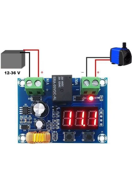 XH-M609 Dc Voltaj Koruma Modülü Lityum Piller Için Output 12-36V fırsatları