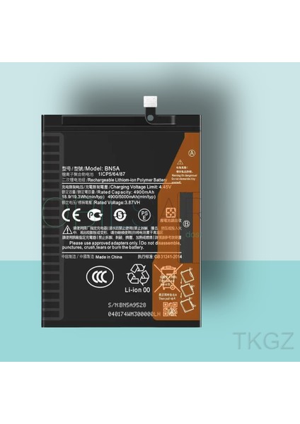 - Xiaomi Redmi 10 2022 - BN5A - Batarya Pil Orijinal Sıfır