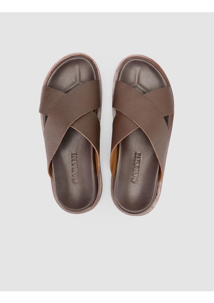 %100 Hakiki Deri Kahverengi Erkek Terlik fırsatları