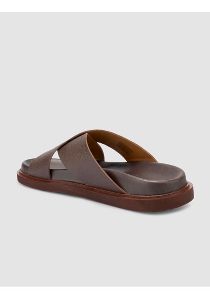 %100 Hakiki Deri Kahverengi Erkek Terlik indirimleri