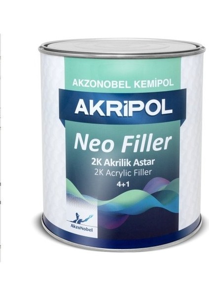 AkzoNobel Akripol 2K Neo Filler Akrilik Beyaz Astar GL 2,5 Litre fiyatları