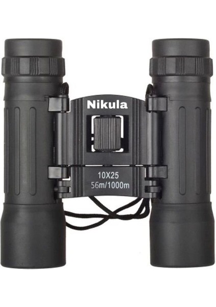 10X25 Av Dürbünü 56M/1000M Kauçuk Kaplama Siyah