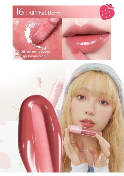 Dudaklara Dolgun ve Işıltılı Görünüm Sunan Gloss PERIPERA Ink Glasting Lip Gloss (16 All That Berry) fiyatları