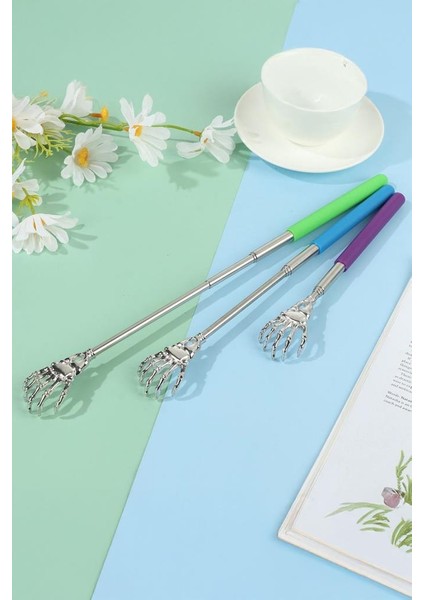 Metal El Şekilli Ayarlanabilir Sırt Kaşıma Çubuğu Siyah modelleri