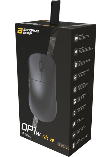 OP1W 4K V2 Kablosuz Oyuncu Mouse - Siyah indirimleri