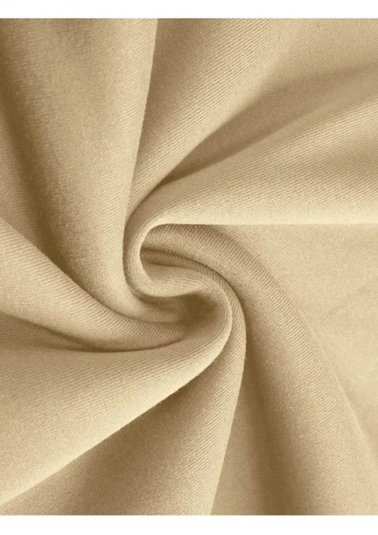 Sevimli Pandalar Ön ve Arkası Baskılı Kapüşonlu Cepli Içi Yünlü Bej Sweatshirt indirimleri