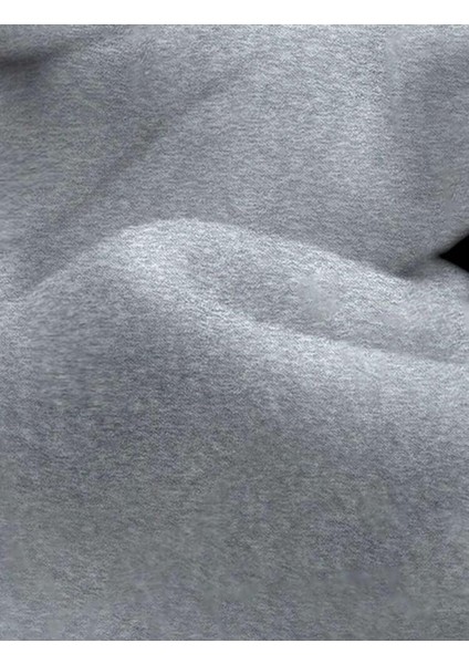 Basic Bisiklet Yaka Içi Yünlü Gri Sweatshirt fırsatları