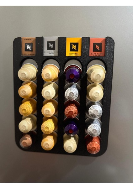 Buzdolabına Uygun Mıknatıslı 20 Kapsül Kahve Tutucu fiyatları