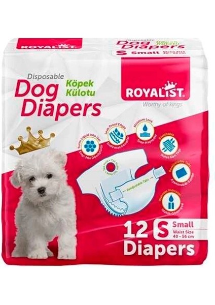 Royalist Köpek Alt Bağlama Bezi Small 40-56 cm 12 Adet fiyatları
