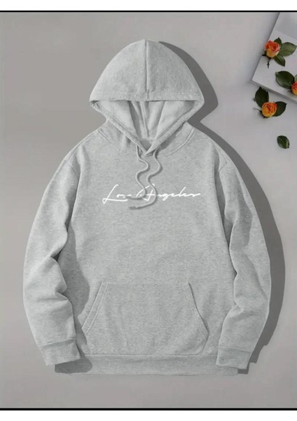 Arka Ön Baskılı City Of Angeles Cepli Kapüşonlu Sweatshırt fiyatları