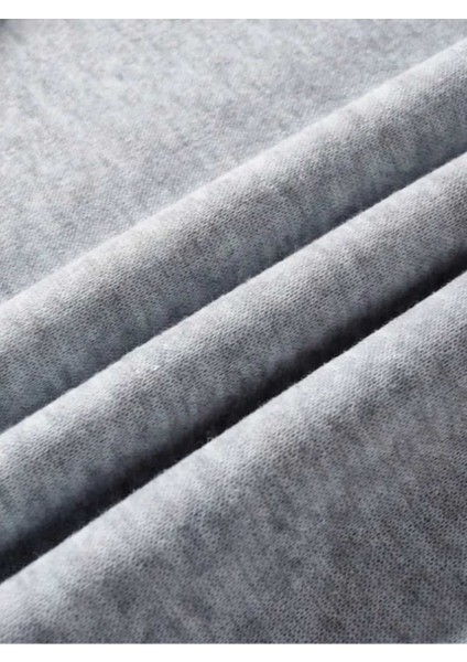 Stitch Baskılı Bisiklet Yaka Gri Sweatshirt indirimleri