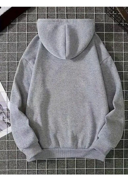 Çince Yazılı Efsane Desen Yumuşacık 2 Iplik Şardonlu Kapüşonlu Cepli Sweatshirt fiyatları