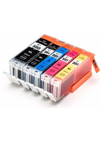 Canon Pgı 550XL Clı 551XL Cmyk Chipli Muadil Kartuş Seti