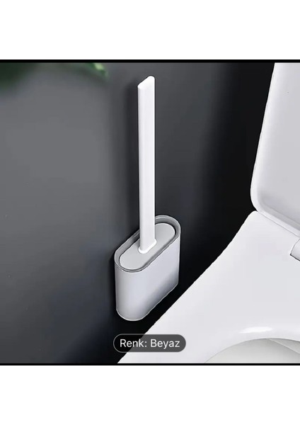 Pratik ve Hijyenik Silikon Duvara Monte Klozet Fırçası, Rahat Kullanım fiyatları