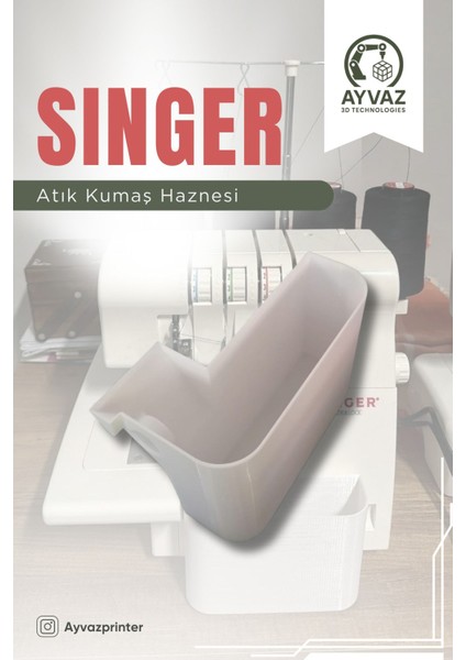 Kumaş Haznesi Için Overlok Makinesi Parçası, Güçlü ve Dayanıklı Tasarım