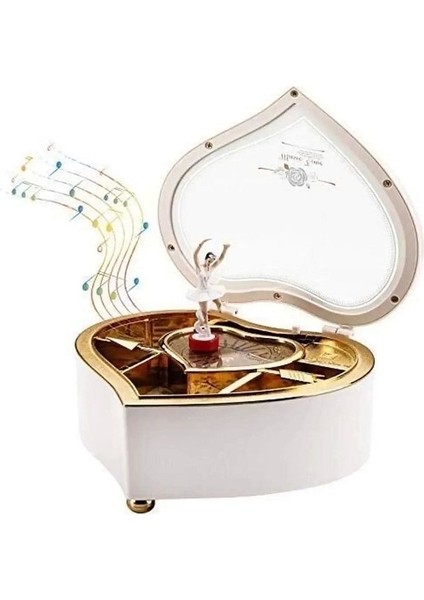 Romantik Piyano Dans Eden Balerin Müzik Kutusu Arkadaşa Sevgiliye Hediye fırsatları