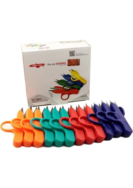 12 Adet Plastik Iplik Temizleme Makası, Pratik ve Kullanışlı Temizlik Aracı