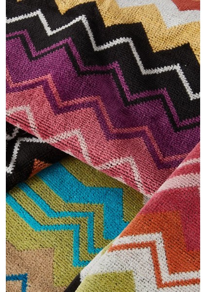 Giacomo Havlu Seti, 5’li Set, Lüks Pamukla Yumuşak Doku, Zikzak Desen fırsatları