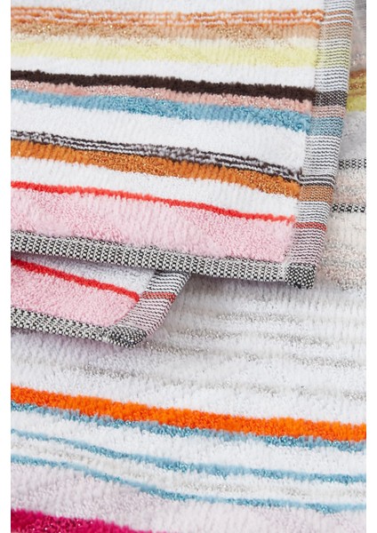 Moonshadow Çizgili El Havlusu, Pamuklu & Lurex, Lüks ve Sofistike modelleri