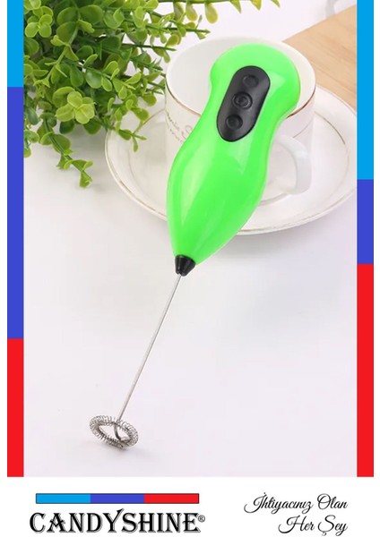 Pembe Mini El Mikseri, Süt Köpürtücü ve Kahve Çırpıcı, Telli Blender indirimleri