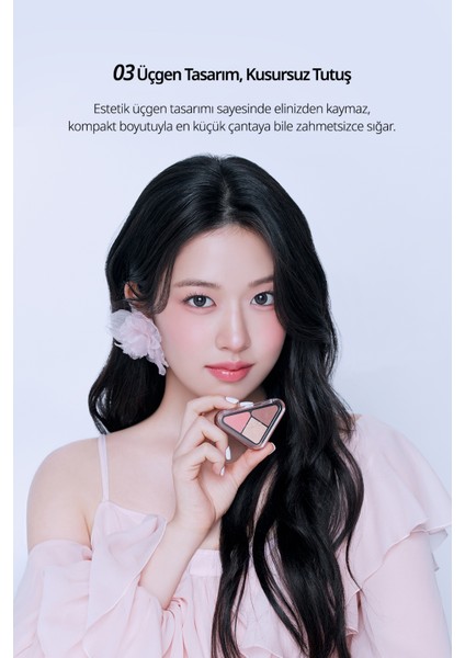 3 Renk Içeren, Mat ve Işıltılı Bitişli Mini Far Paleti Clıo Essential Shadow Tap (02 Rose Closer) indirimleri