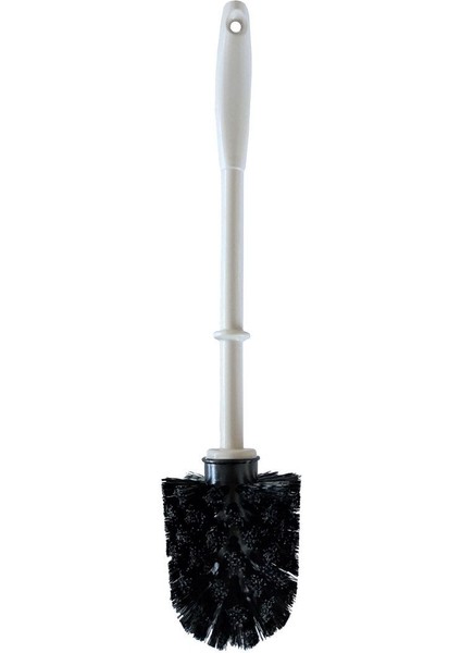 Bej ve Siyah Renkli Yedek Tuvalet Fırçası, Hijyen ve Temizlik Için Ideal Seçenek