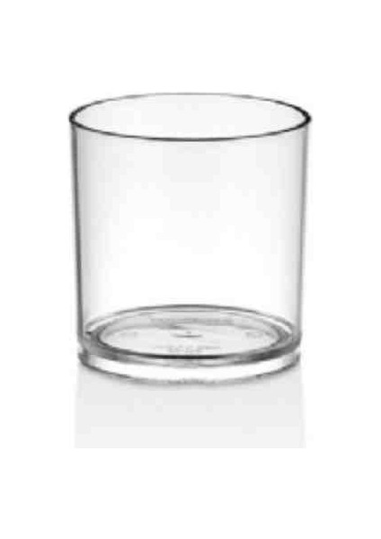 Kırılmaz Polikarbon Plastik Viski Bardağı 280 ml ( Cam Gibi Şeffaf /
