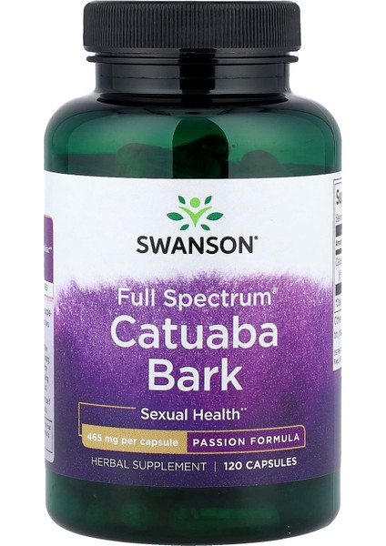 Full Spectrum® Catuaba Bark – 465 Mg | Bitkisel Destek Kapsülü (120 Adet)