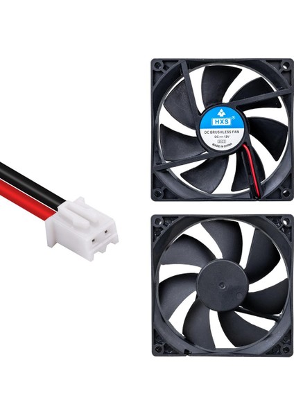 Powermaster IC-216 Fırçasız Dc Fan 92X92X25MM 12 Volt 2 Pin Soğutucu Fan