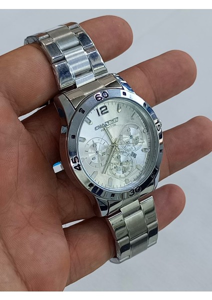 Çelik Kordonlu, Takvim Göstergeli, Su Geçirmez, 2 Yıl Garantili, Erkek Kol Saati indirimleri